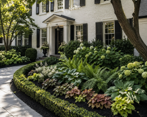 Shade garden landscaping ideas for Cincinnati front yard