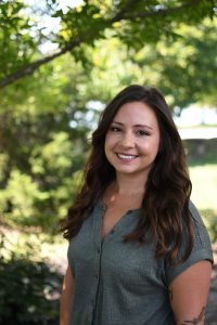 Hailey Wilson, Professional Cincinnati landscape designers from Natorp’s working on residential garden design