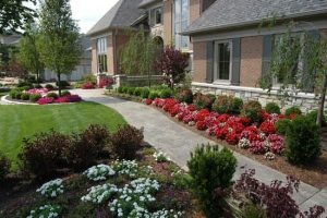 spring landscape garden design in mason, ohio