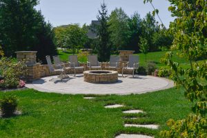 landscape firepit, loveland, ohio