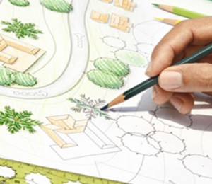 landscape design sketch in cincinnati, ohio